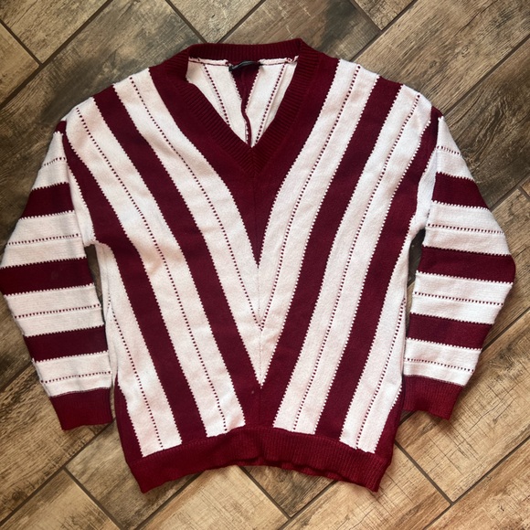 Sweaters - PRETTYGARDEN Women's Fashion Long Sleeve Striped Color Block Knitted Sweater